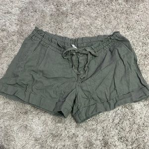 Green shorts